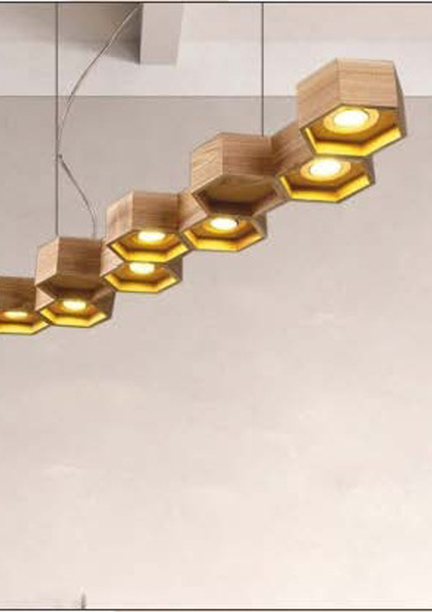 Beyond Lights - Wooden Hexagon Light- GL